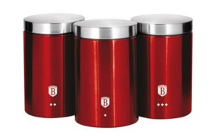 Berlinger Haus Metallic Burgundy Line 3 db-os konyhai tárolódoboz készlet BH-1343 