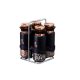 Berlinger Haus Black Rose Collection 5 részes fűszertartó készlet állvánnyal BH-1999 