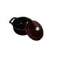 Berlinger Haus Metallic Burgundy Line öntöttvas mini fazék fedővel, 12 cm, burgundy BH-6496