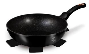 Berlinger Haus Black Rose Collection wok márvány bevonattal, 30 cm BH-6178
