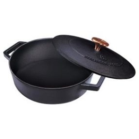   Berlinger Haus Black Rose Collection öntöttvas lábas fedővel 26 cm BH-6493