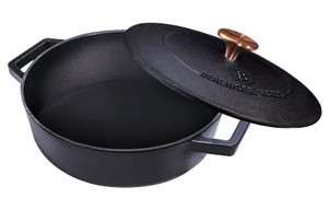 Berlinger Haus Black Rose Collection öntöttvas lábas fedővel 26 cm BH-6493