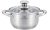 Blaumann Satin Gourmet Line rozsdamentes acél magas lábas fedővel 26 cm BL-3321