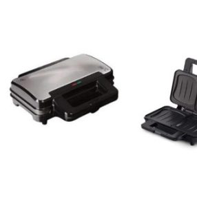   Berlinger Haus Royal Black Collection elektomos szendvicssütő titán bevonattal, ezüst/fekete BH-9140