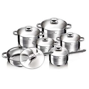   Blaumann Gourmet Line 12 részes rozsdamentes acél edénykészlet BL-1031