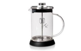 Berlinger Haus Black Silver Collection dugattyús kávé- és teafőző, 600 ml, ezüst/fekete  BH-6302