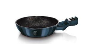 Berlinger Haus Metallic Aquamarine Line mini serpenyő márvány bevonattal, metál külső bevonattal, 16 cm, sötétkék BH-6186