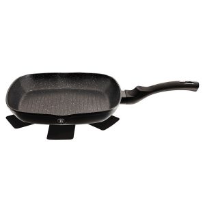Berlinger Haus Black Silver Collection grill serpenyő márvány bevonattal  28 cm BH-1846 