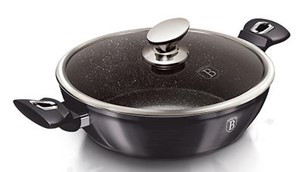 Berlinger Haus Carbon Pro Collection lábas márvány bevonattal, fedővel 28 cm BH-6898 