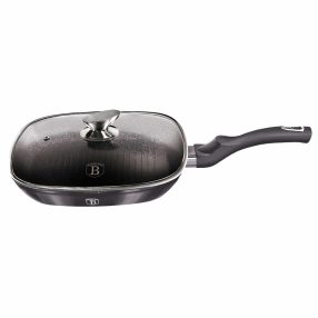   Berlinger Haus Carbon Pro Collection grill serpenyő márvány bevonattal  fedővel BH-6909  