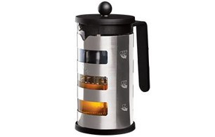 Berlinger Haus Black Silver Collection rozsdamentes dugattyús kávé- és teafőző, 1 liter BH-7807