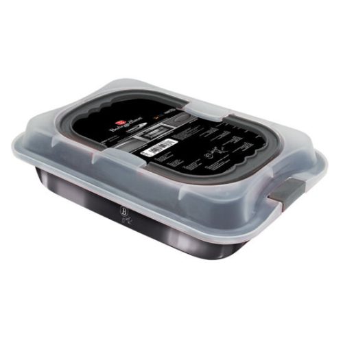 Berlinger Haus Metallic Carbon Line Tepsi fedővel BH-7841 