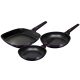 Berlinger Haus Purple Eclipse Collection 3 részes serpenyőkészlet grill serpenyővel, titán bevonattal BH-7104