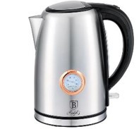 Berlinger Haus Moonlight Collection rozsdamentes acél elektromos vízforraló termosztáttal, 1,7 L, 2200 W BH-9073