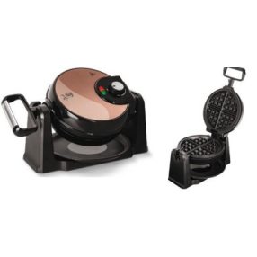   Berlinger Haus Metallic Rosegold Line forgatható gofrisütő titán bevonattal, állvánnyal BH-9451