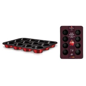   Berlinger Haus Metallic Burgundy Line Collection 12 csészés muffin sütőforma BH-7866 