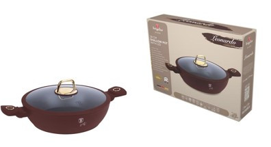 Berlinger Haus Leonardo Collection lábas titán bevonattal, fedővel 30 cm BH-8039