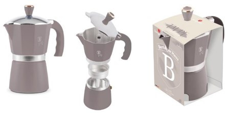 Berlinger Haus Taupe Collection 3 személyes kávéfőző BH-8568 