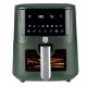 Berlinger Haus Matte Green Collection Air Fryer digitális forró levegős sütő átlátszó ablakkal 5 L BH-9709