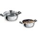 Blauman  Gourmet Line 28 cm fedővel alacsony lábas BL-3859