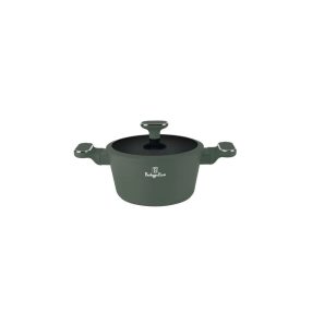   Berlinger Haus Matte Green Collection magas lábas titán bevonattal, fedővel 28 cm BH-8202