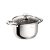 Blaumann Lábas üvegfedővel 18 cm 2,6 literes rozsdamentes Gourmet Line BL-3871