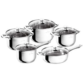   Blaumann Gourmet Line 10 részes rozsdamentes acél edénykészlet  BL-3874