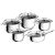 Blaumann Gourmet Line 10 részes rozsdamentes acél edénykészlet BL-3874