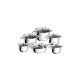 Blaumann Gourmet Line 12 részes rozsdamentes acél edénykészlet  BL-3875