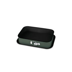   Berlinger Haus Matte Green Collection kapcsos szögletes tortaforma titán bevonattal BH-7942 