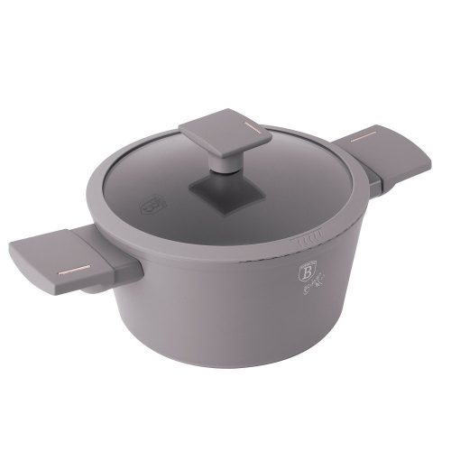 Berlinger Haus Taupe  Collection lábas fedővel 28 cm  6,1 L BH-8102  