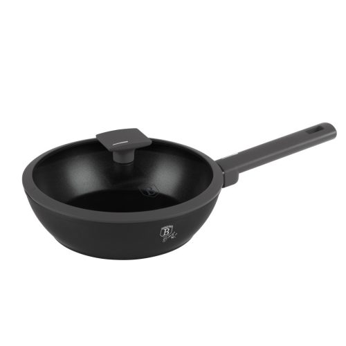 Berlinger Haus Antracit Collection mély serpenyő fedővel24 cm BH-8122 