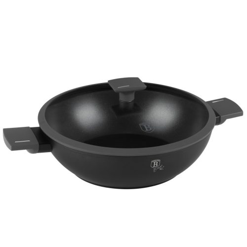 Berlinger Haus Antracit Collection Wok fedővel 30 CM BH-8125 