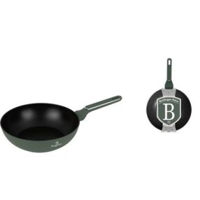   Berlinger Haus Matte Green Collection Wok serpenyő 28 cm BH-8158 