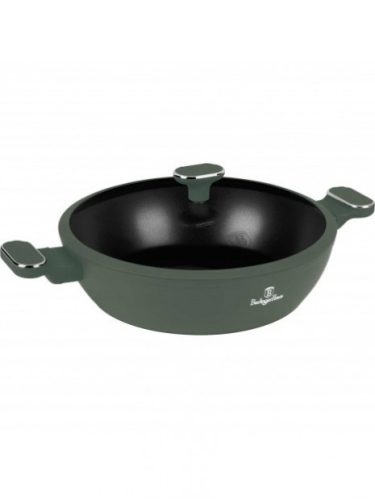 Berlinger Haus Matte Green Collection alacsony lábas fedővel 30 cm BH-8199 