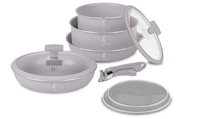 Berlinger Haus Taupe Collection 9 részes edénykészlet titán bevonattal BH-8255 