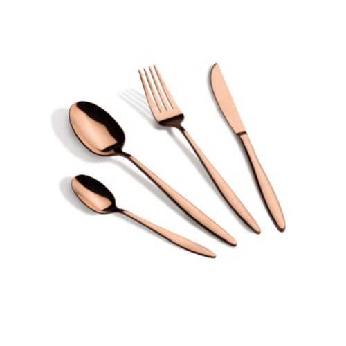 Berlinger Haus 6 személyes rozsdamentes acél evőeszköz készlet rosegold BH-3062 