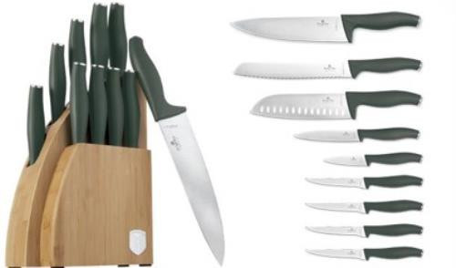  Berlinger Haus Matte Green Collection 10 db-os késkészlet BH-3123