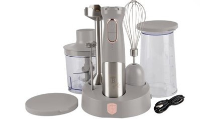 Berlinger Haus Taupe Collection 6 részes vezeték nélküli botmixer készlet BH-9558 