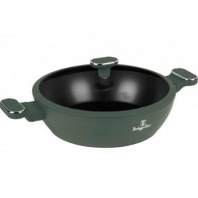   Berlinger Haus Matte green Collection Alacsony Lábas Fedővel 28 cm BH-8163 