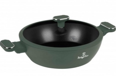 Berlinger Haus Matte green Collection Alacsony Lábas Fedővel 28 cm BH-8163 