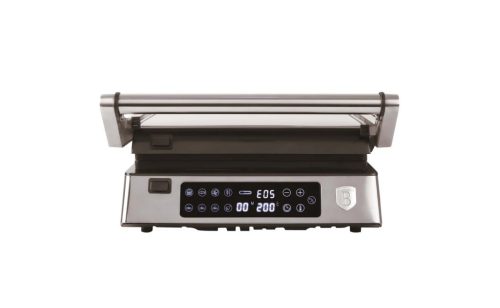 Berlinger Haus Matte Black Collection Digitális kijelzős elektromos grill olajcsepegtetővel 2000 W BH-9603 