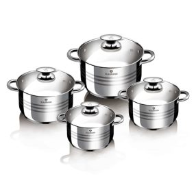   Blauman Gourmet Line 8 részes rozsdamentes acél  edénykészlet BL-3861 