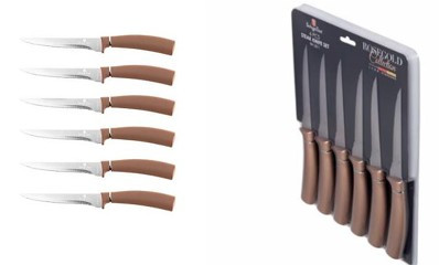 Berlinger HausMetallic Line Rose Gold  Collection 6 részes Steak Kés készlet  BH-2811 