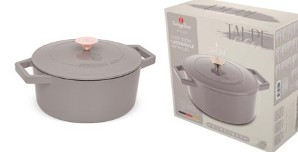 Berlinger Haus Taupe Collection Öntöttvas Lábas 24Cm Taupe BH-6525 