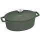 Berlinger Haus Matte Green Collection Ovális öntöttvas pecsenyesütő  4,65 L BH-6545 