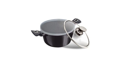 Berlinger Haus Carbon Pro Collection magas lábas márvány bevonattal, kétféle fedővel  28 cm  BH-6894 
