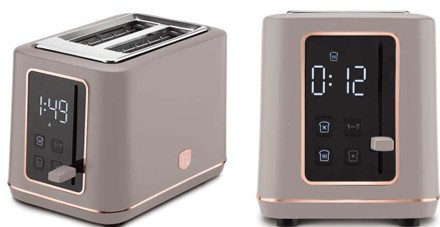 Berlinger Haus Taupe CollectionDigitális kenyérpirító 870 W BH-9664 