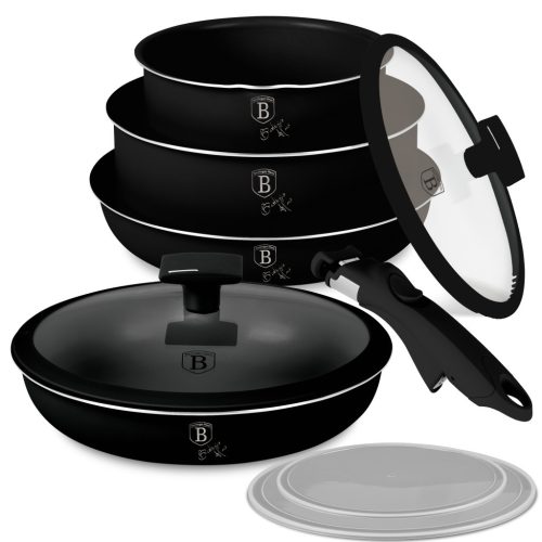 Berlinger Haus Matte Black Collection 9 részes edénykészlet  BH-8257 