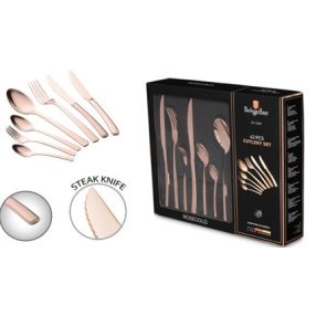   Berlinger Haus Rosegold Collection 42 részes evőeszközkészlet BH-3087 